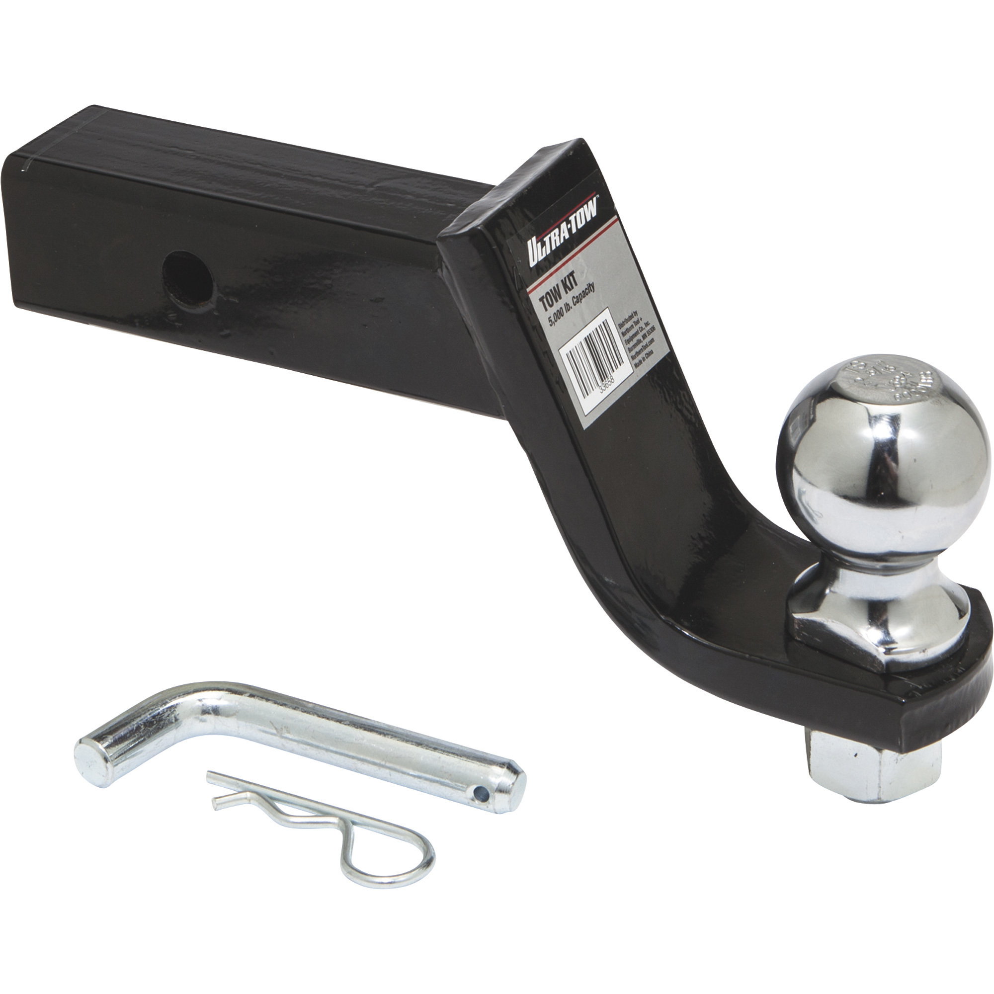 Ultra-Tow Tow-Ready Ball Mount Starter Kit, Class III, 4in. Drop, 5000-Lb. Tow Wt., 2-5/16in. Ball